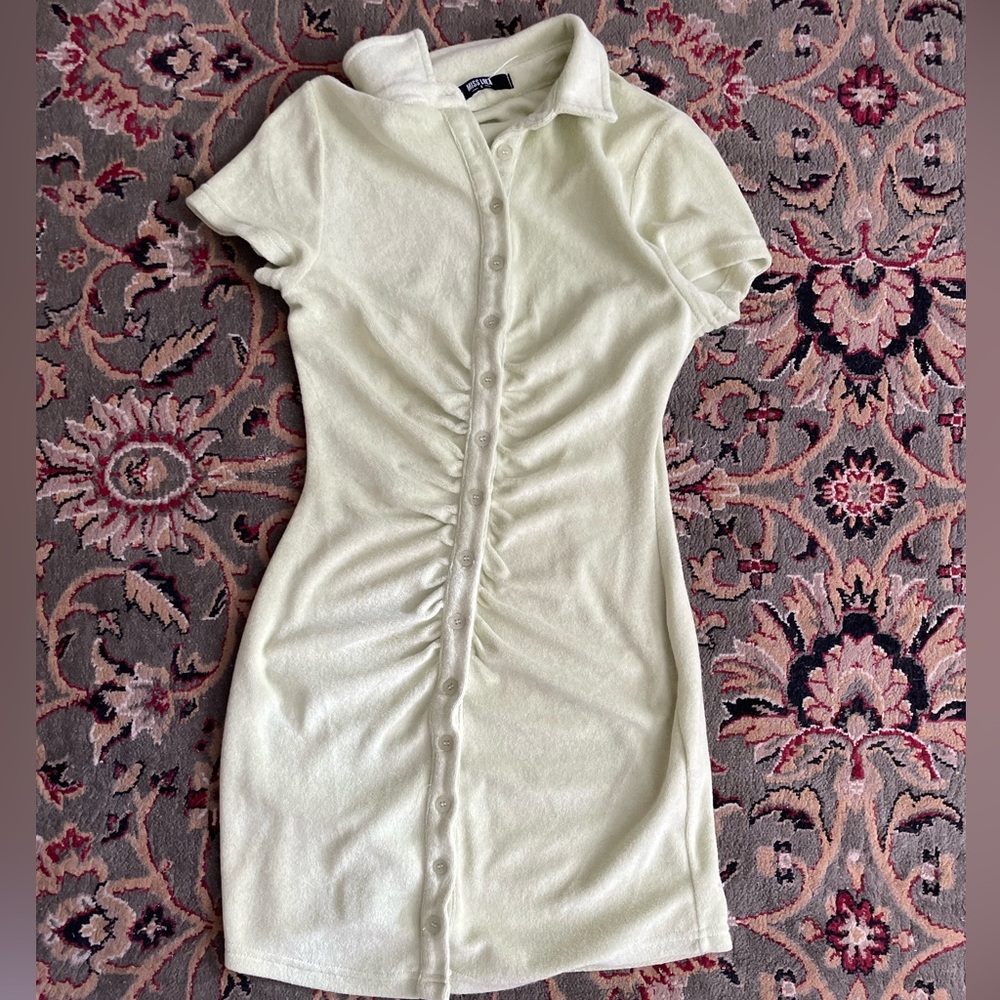 Miss Lola Ruched mini dress